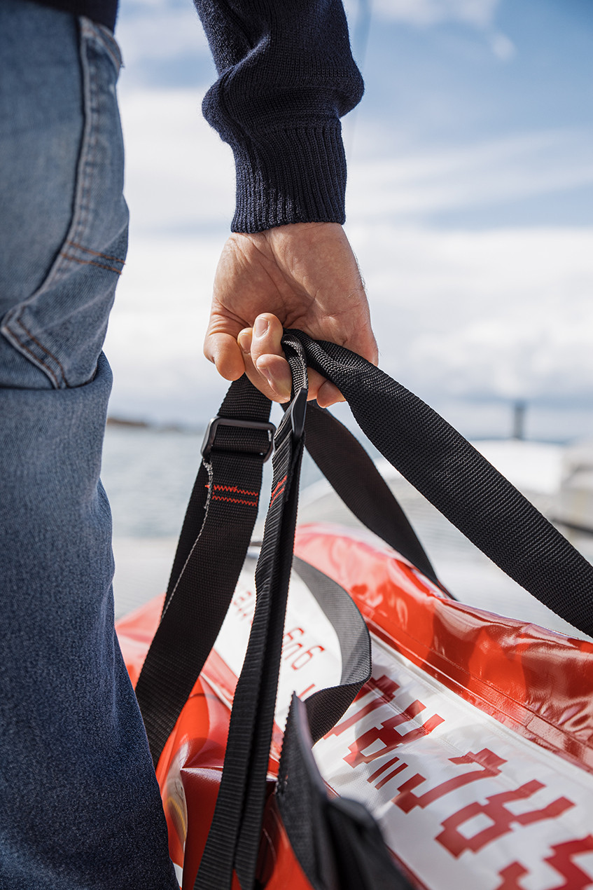 Semi waterproof oilskin Ao bag sacao