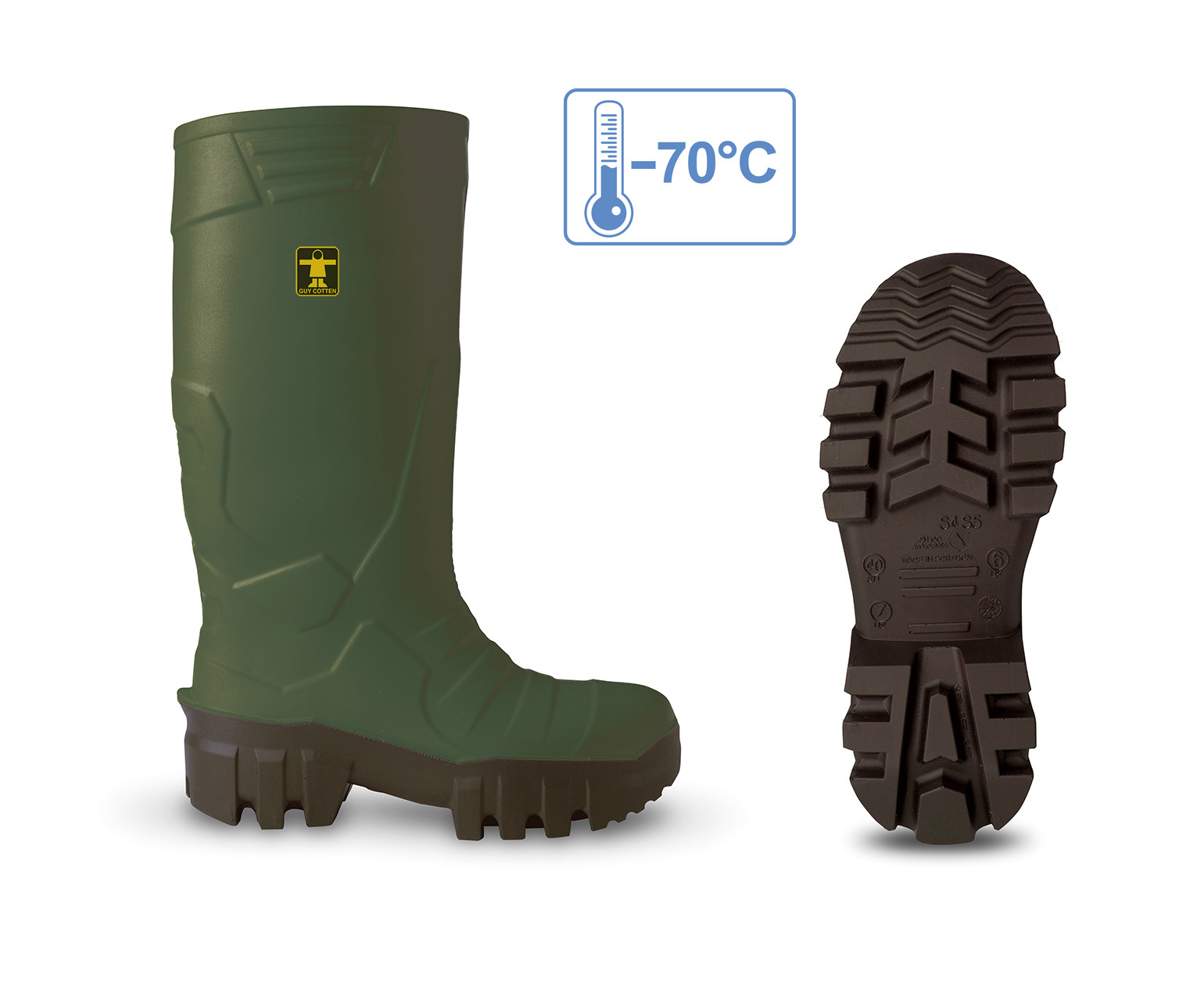 Safety Wellingtons Safety Toe Cap Fishermans Wellies Wellingtons GUY COTTEN 