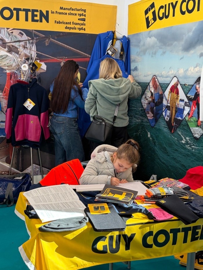 Stand Guy Cotten au salon Aquafarm